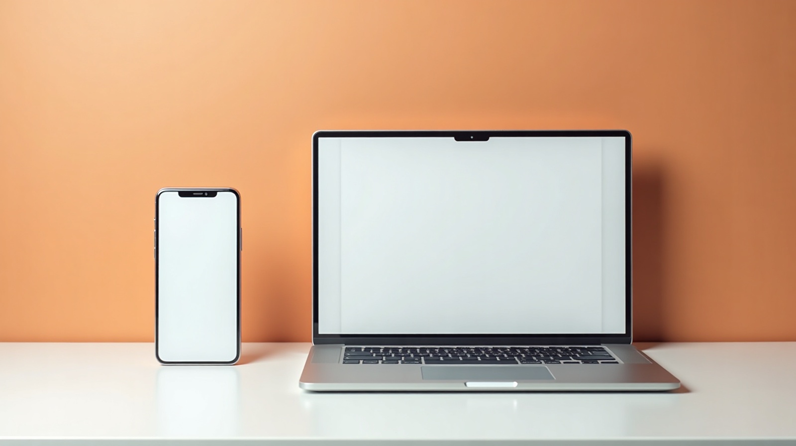 A phone and laptop side by side representing the question of which digital channels a small business actually needs