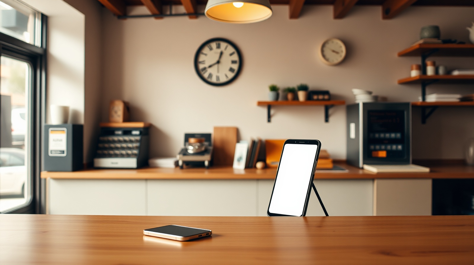 Empty storefront with no visible address or contact information, representing the customers small businesses lose without a website